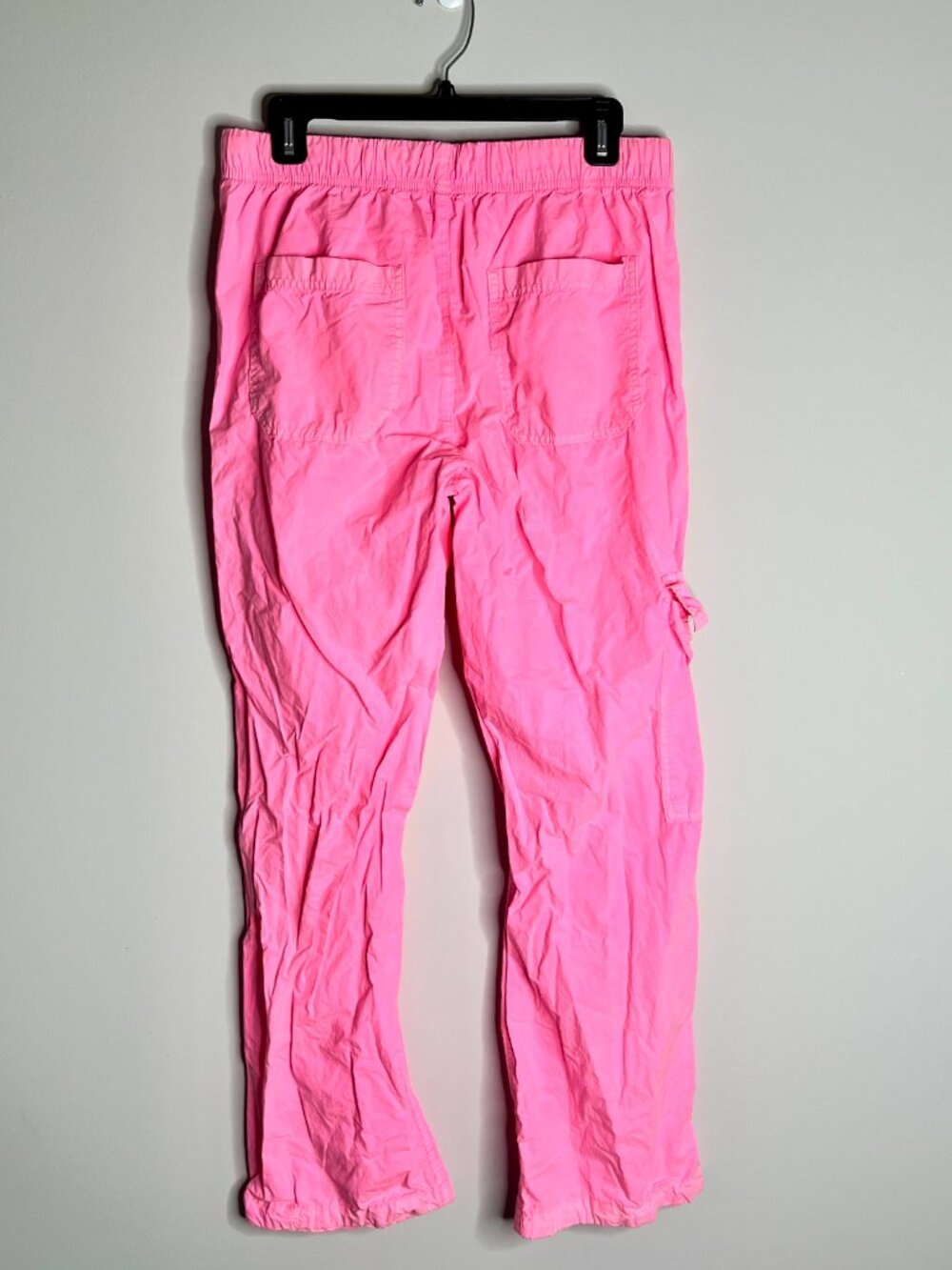 Aerie Avenue Baggy Cargo Pant in Pink Burst Comfy Gorpcore Streetwear Sz Medium - Picture 6 of 8
